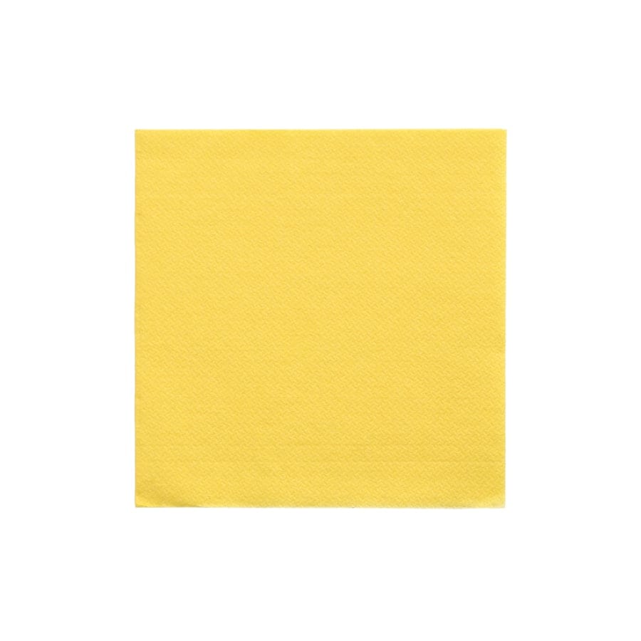 Papstar DAILY Collection Servietten, 24x24 cm, 1/4 Falz, gelb