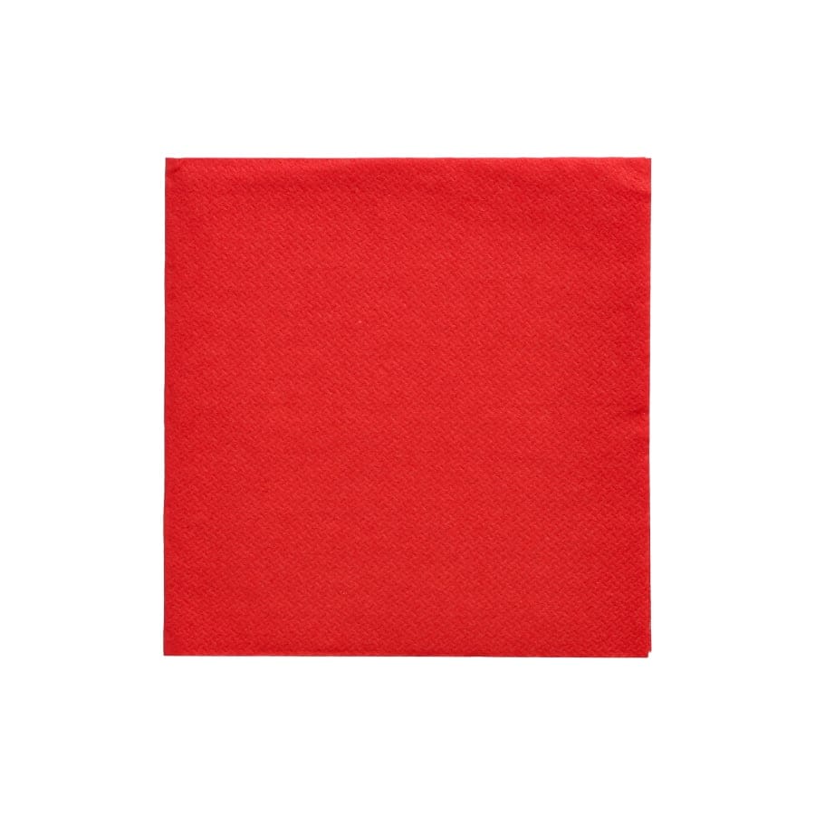 Papstar DAILY Collection Servietten, 24x24 cm, 1/4 Falz, rot