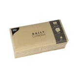 Papstar DAILY Collection Servietten, 24x24 cm, 1/4 Falz, sand