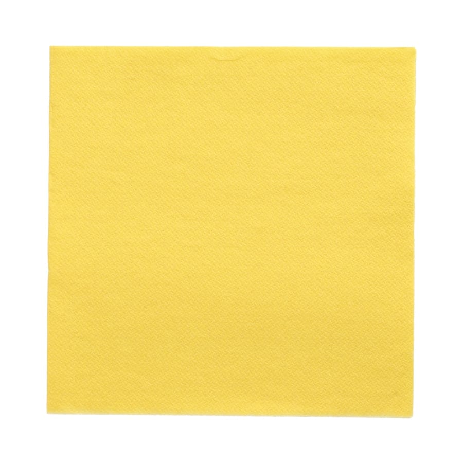 Papstar DAILY Collection Servietten, 32x32 cm, 1/4 Falz, gelb