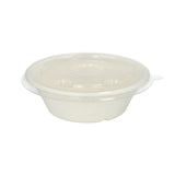 Papstar Deckel R-PET, Ø 17 cm, für Zuckerrohrschalen