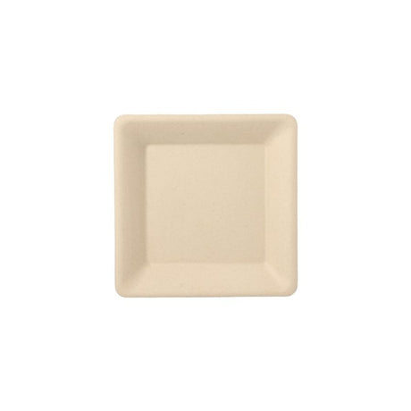 Papstar Einwegteller, Zuckerrohr, 15,5 x 15,5 cm, stabil