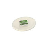 Papstar Einwegteller, Zuckerrohr, oval 26 x 20 cm, stabil