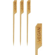 Papstar Fingerfood-Spieße, mit Aufdruck "VEGAN"