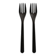 Papstar Gabel, Bio-PP, schwarz 1 Karton (20 Packungen × 50 Stück)
