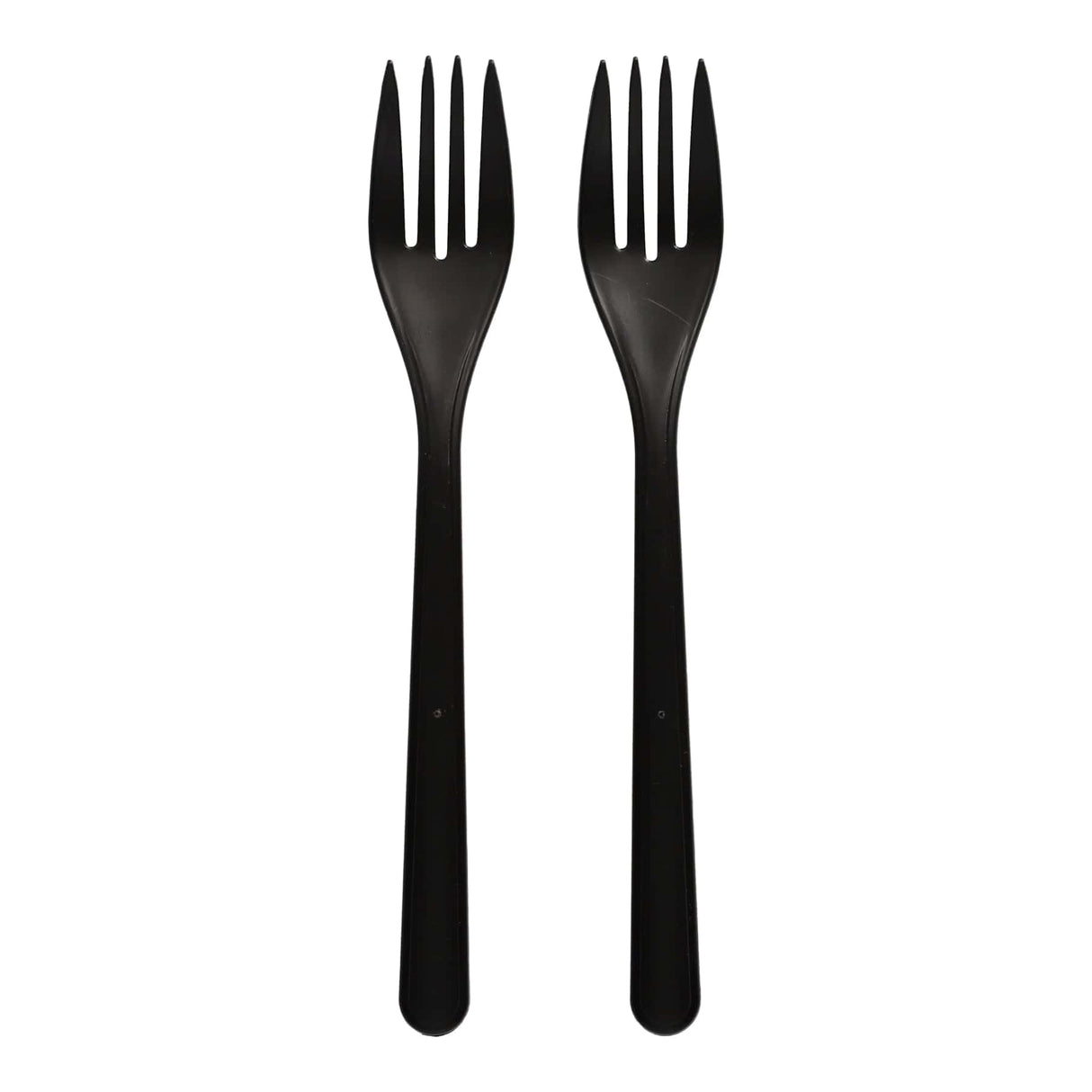 Papstar Gabel, Bio-PP, schwarz 1 Karton (20 Packungen × 50 Stück)