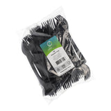 Papstar Gabel, Bio-PP, schwarz