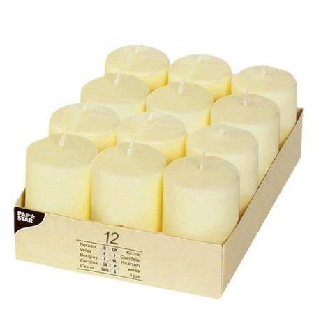 Papstar Ivory Stumpenkerzen
