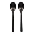 Papstar Löffel, Bio-PP, schwarz 1 Karton (20 Packungen × 50 Stück)