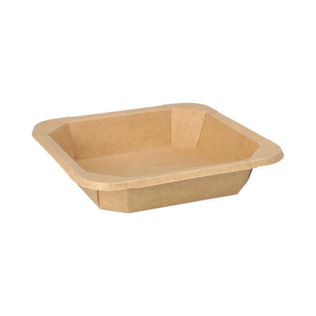 Papstar Lunchbox, eckig, braun 1 Packung (25 Stück × 500 ml)