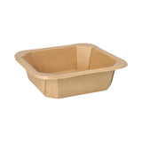 Papstar Lunchbox, eckig, braun 1 Packung (25 Stück × 750 ml)