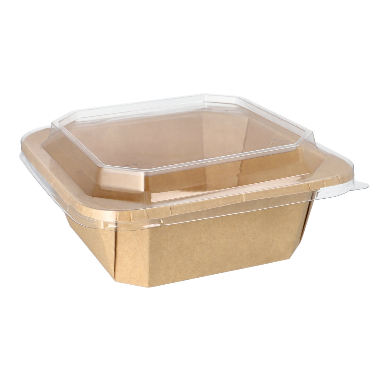 Papstar Lunchbox, eckig, braun