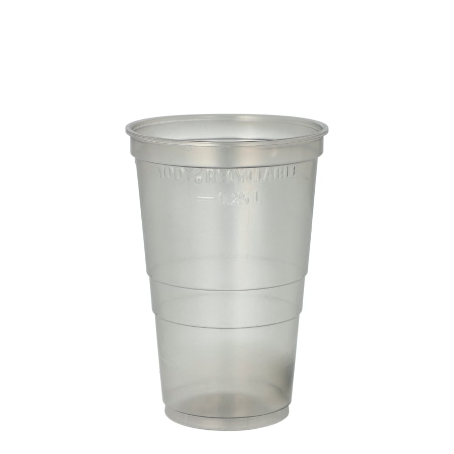 Papstar Mehrweg-Trinkbecher PP, 0,25 l, unzerbrechlich