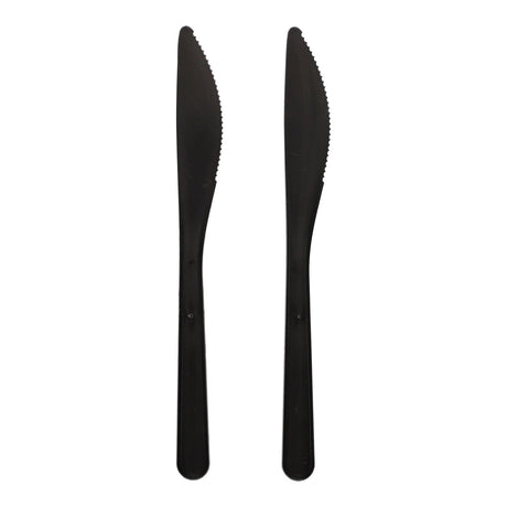 Papstar Messer, Bio-PP, schwarz 1 Karton (20 Packungen × 50 Stück)