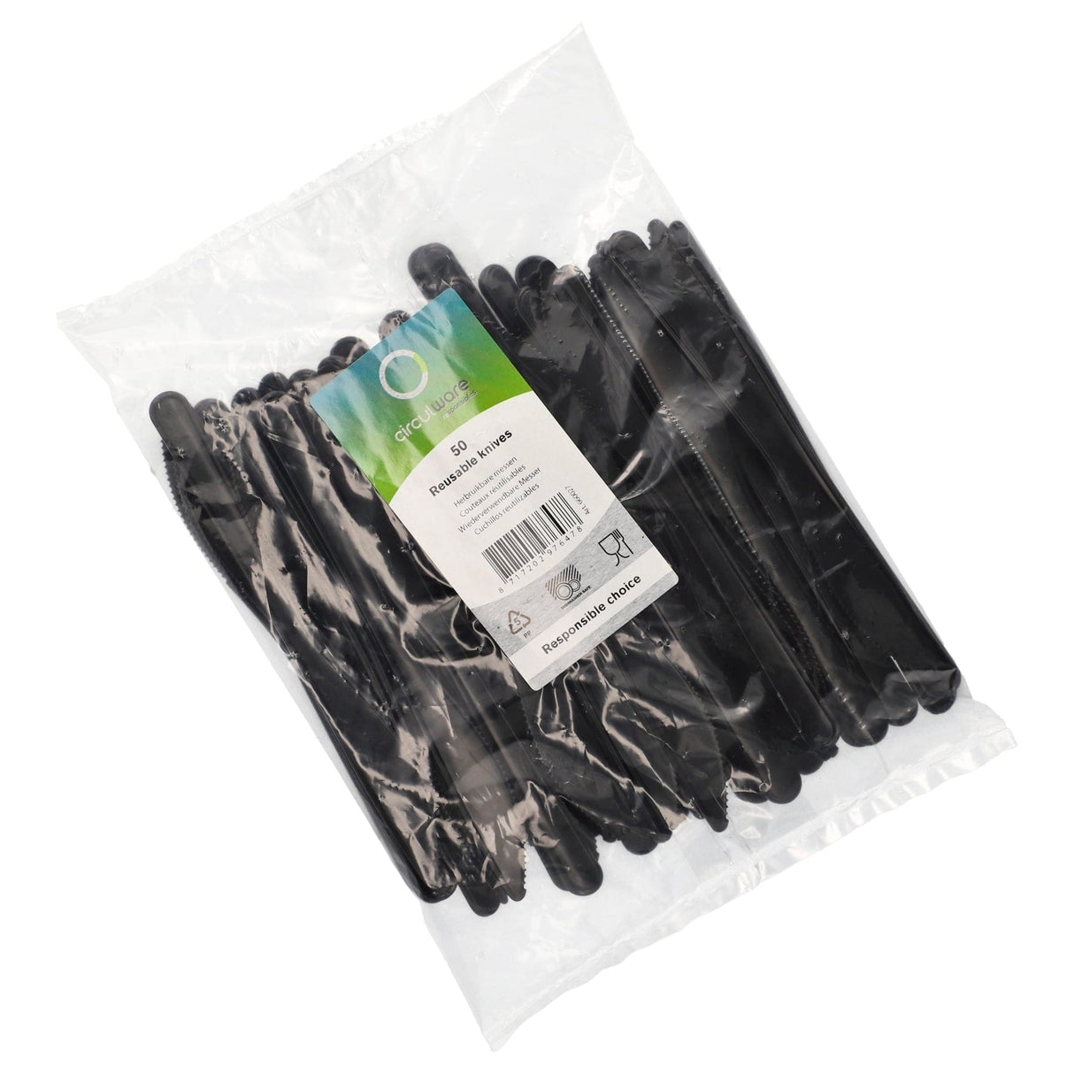 Papstar Messer, Bio-PP, schwarz