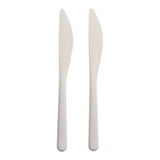 Papstar Messer, Bio-PP, weiß 1 Karton (20 Packungen × 50 Stück)
