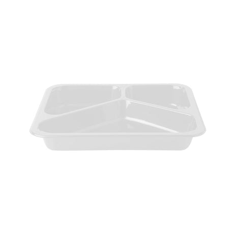 PAPSTAR Mikrowellenschalen Siegelschale, 765 ml, 3-geteilt