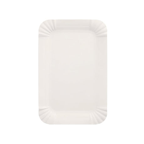 Papstar Pappteller, eckig, weiß 1 Packung (250 Stück), 11 x 17 cm