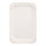 Papstar Pappteller, eckig, weiß 1 Packung (250 Stück), 13 x 20 cm