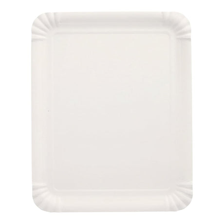 Papstar Pappteller, eckig, weiß 1 Packung (250 Stück), 16 x 20 cm
