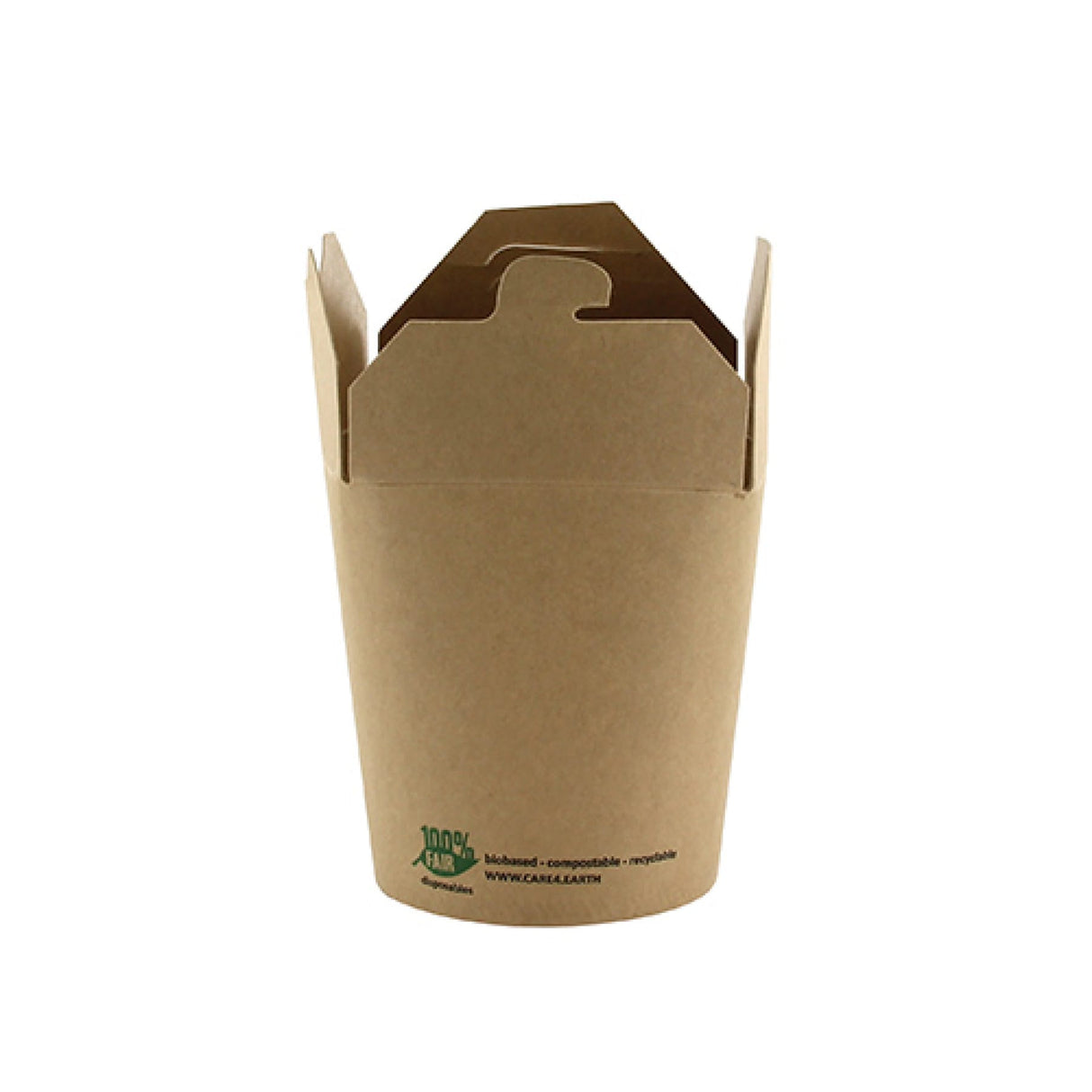 Papstar Pure „100% Fair“ Snackboxen aus Pappe, eckig 1 Packung (25 Stück × 230 ml)