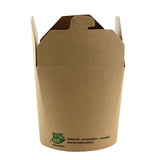Papstar Pure „100% Fair“ Snackboxen aus Pappe, eckig 1 Packung (25 Stück × 760 ml)