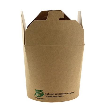 Papstar Pure „100% Fair“ Snackboxen aus Pappe, eckig 1 Packung (25 Stück × 760 ml)