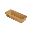 Papstar Pure „100% Fair“ Snacktrays, Pappe 1 Packung (80 Stück), 10,5 x 3,3 x 3 cm