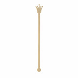 Papstar Pure Bambus Getränke-Quirle, Crown, 20 cm