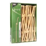 Papstar Pure Bambus Getränke-Quirle, Flash, 21 cm 1 Karton (10 Packungen × 100 Stück)