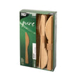 Papstar Pure Bambus Messer, 17 cm 1 Karton (20 Packungen × 50 Stück)
