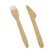 Papstar Pure Besteck, Holz