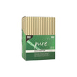 Papstar Pure Bio-Strohhalme Schilf 1 Karton (10 Packungen × 100 Stück), ø 15 cm