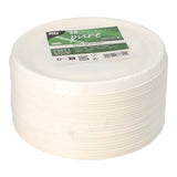 Papstar Pure Deckel Zuckerrohr Ø 17 cm, umweltfreundlich