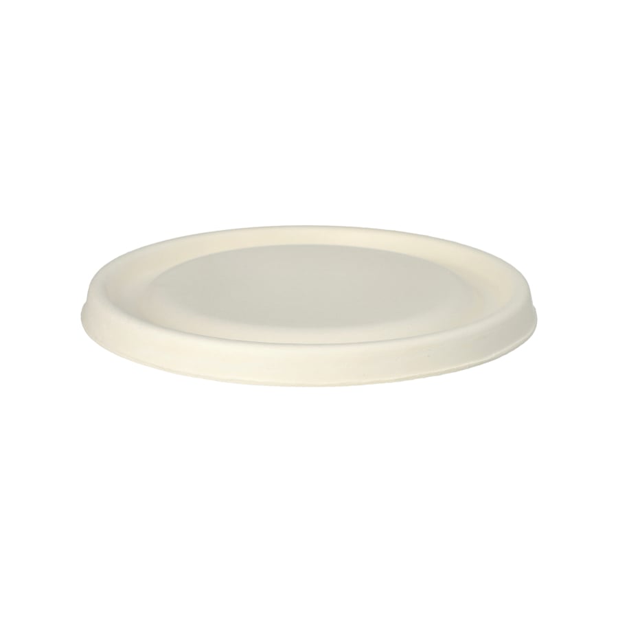 Papstar Pure Deckel Zuckerrohr Ø 17 cm, umweltfreundlich