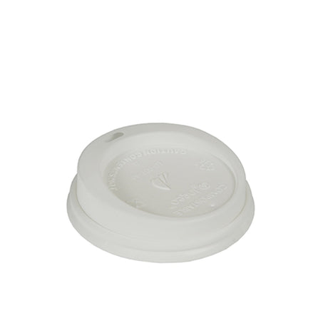 Papstar Pure Dom-Deckel, C-PLA 1 Packung (50 Stück), ø 8 cm