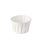 Papstar Pure Dressingbecher Papier, rund 1 Packung (100 Stück × 90 ml)