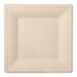 Papstar Pure Einwegteller, Zuckerrohr, 26 x 26 cm