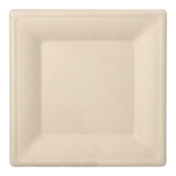 Papstar Pure Einwegteller, Zuckerrohr, 26 x 26 cm