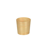 Papstar Pure Fingerfood-Schalen Holz, rund 1 Packung (50 Stück), ø 4,5 cm