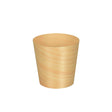 Papstar Pure Fingerfood-Schalen Holz, rund 1 Packung (50 Stück), ø 6 cm