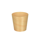 Papstar Pure Fingerfood-Schalen Holz, rund 1 Packung (50 Stück), ø 6 cm