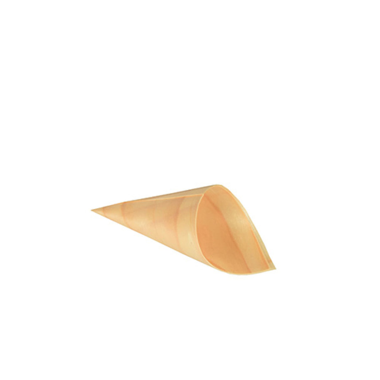 Papstar Pure Fingerfood-Spitztüten,m Holz 1 Packung (50 Stück), ø 4,5 cm