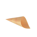 Papstar Pure Fingerfood-Spitztüten,m Holz 1 Packung (50 Stück), ø 6,5 cm