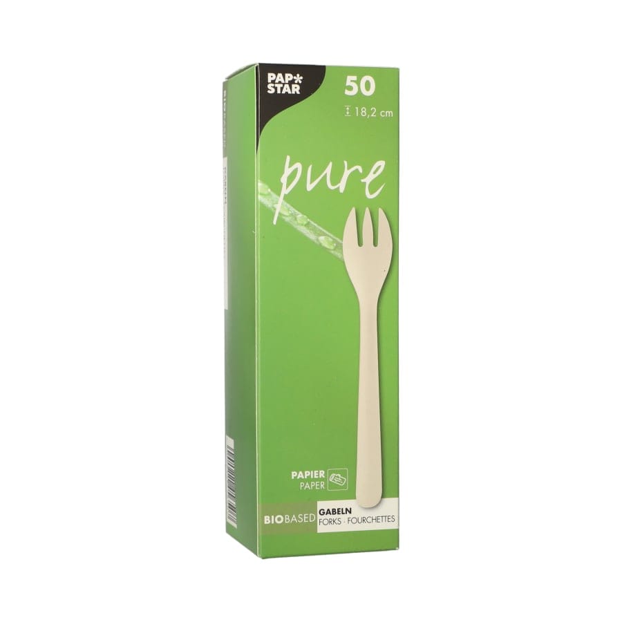 Papstar Pure Gabel Papier