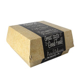 Papstar Pure Good Food Burgerboxen, Pappe 1 Packung (50 Stück), XXL