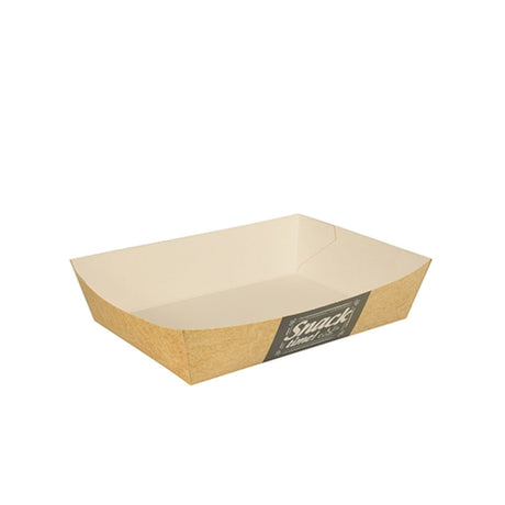 Papstar Pure Good Food Snacktrays Imbissschalen, Pappe 1 Packung (50 Stück), 11 x 16 cm
