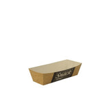 Papstar Pure Good Food Snacktrays Imbissschalen, Pappe 1 Packung (50 Stück), 3,3 x 10,5 cm