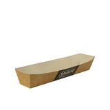 Papstar Pure Good Food Snacktrays Imbissschalen, Pappe 1 Packung (50 Stück), 3,3 x 18,5 cm