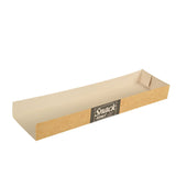 Papstar Pure Good Food Snacktrays Imbissschalen, Pappe 1 Packung (50 Stück), 7,5 x 28,5 cm
